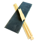 Medium 6 1/4-Inch Frame, Grooved Top / Grooved Bottom With Double Wax Foundation