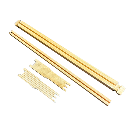Medium 6 1/4-Inch Langstroth Frame, Grooved Top / Grooved Bottom