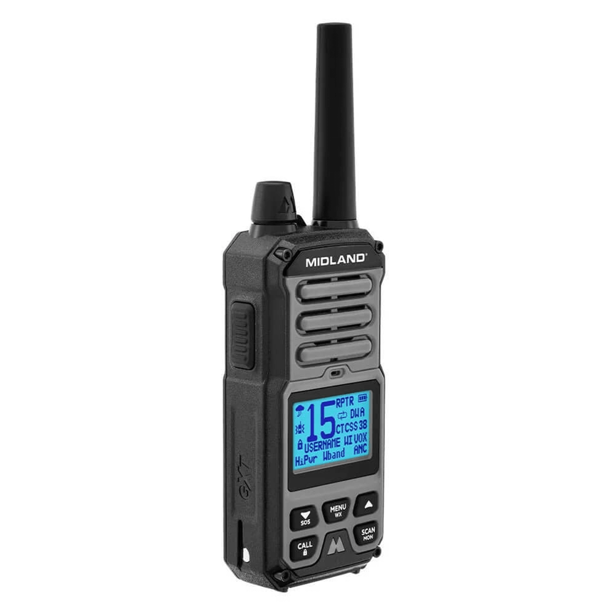 Midland GTX67 PRO - 5-Watt Two-Way GMRS Radio