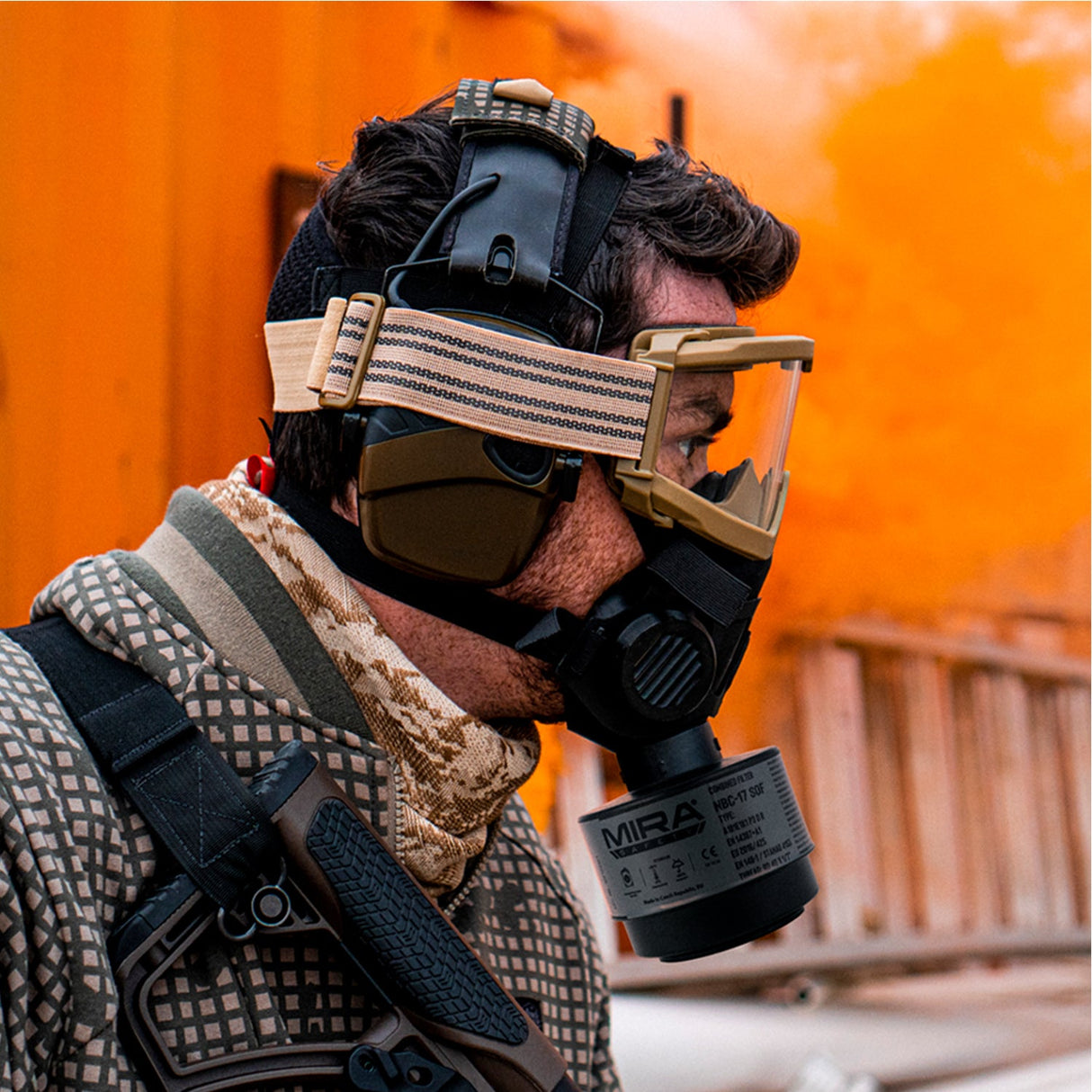 Lightweight CBRN Gas Mask Filter NBC-17 SOF 40mm Thread - 10 Year Shelf Life