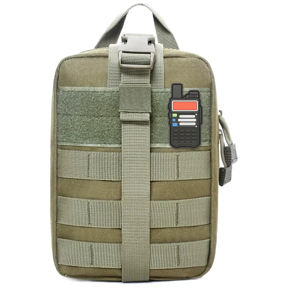 UV5R Radio Go Bag with Solar Charger Bugout Kit