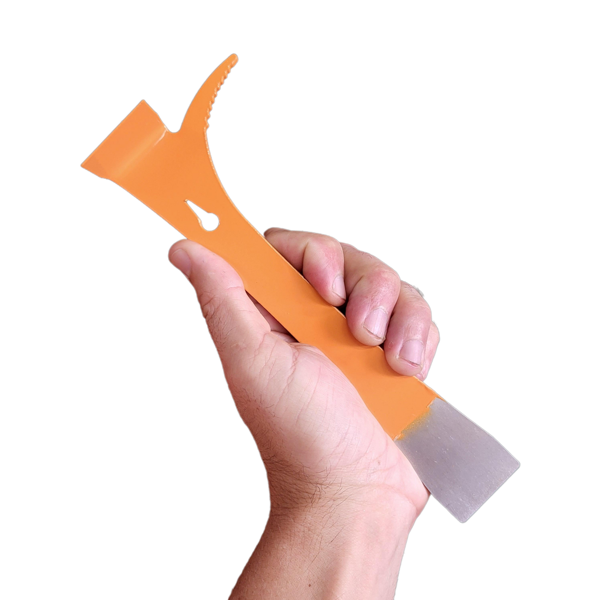 Orange KW Small Steel Hive Tool With Hook