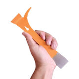 Orange KW Small Steel Hive Tool With Hook