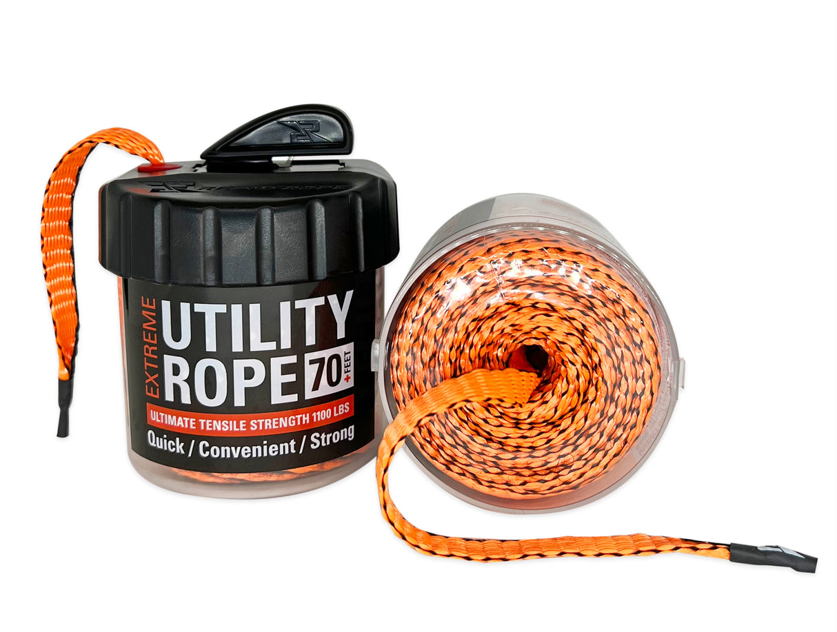 Safety Orange Utility Rope & Mini Canister