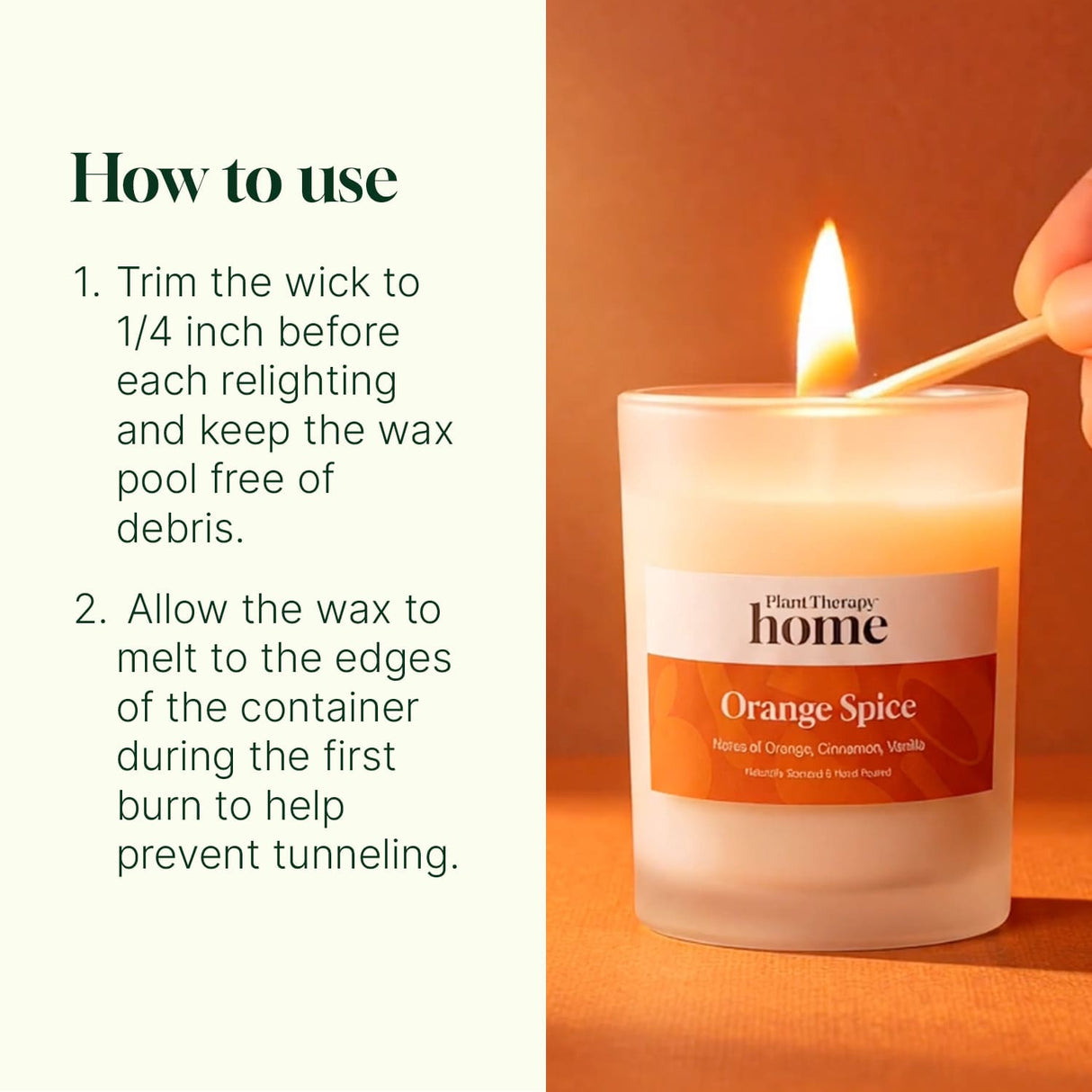 Orange Spice Naturally Scented Candle