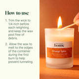 Orange Spice Naturally Scented Candle