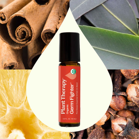 Organic Germ Fighter®️ Essential Oil Blend Pre-Diluted Roll-On