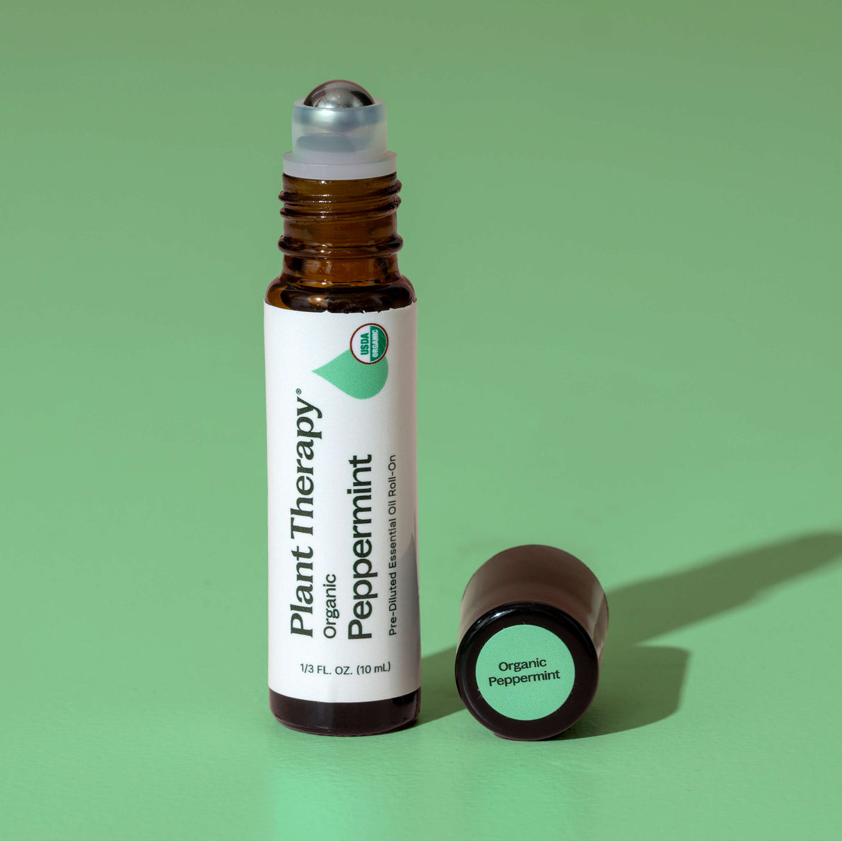 Organic Peppermint Essential Oil Pre-Diluted Roll-On