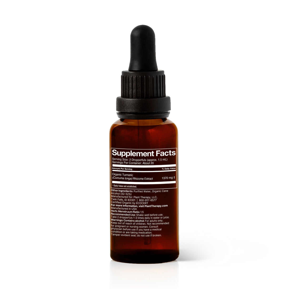 Organic Turmeric Herbal Tincture