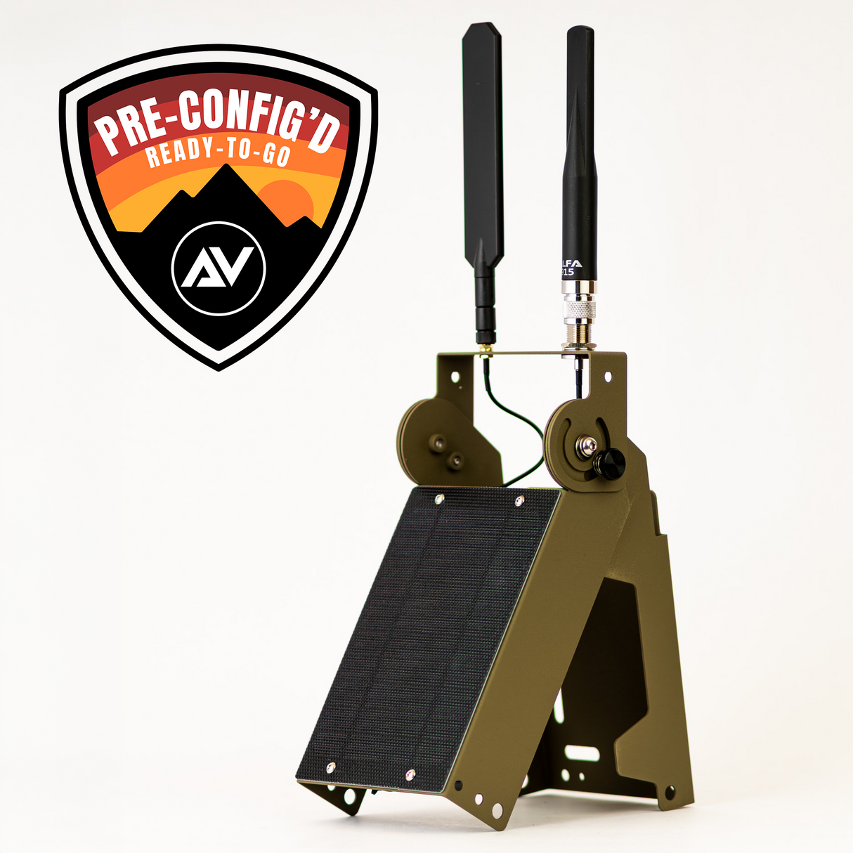 Atlavox Beacon Solar Meshtastic Node – Preconfigured