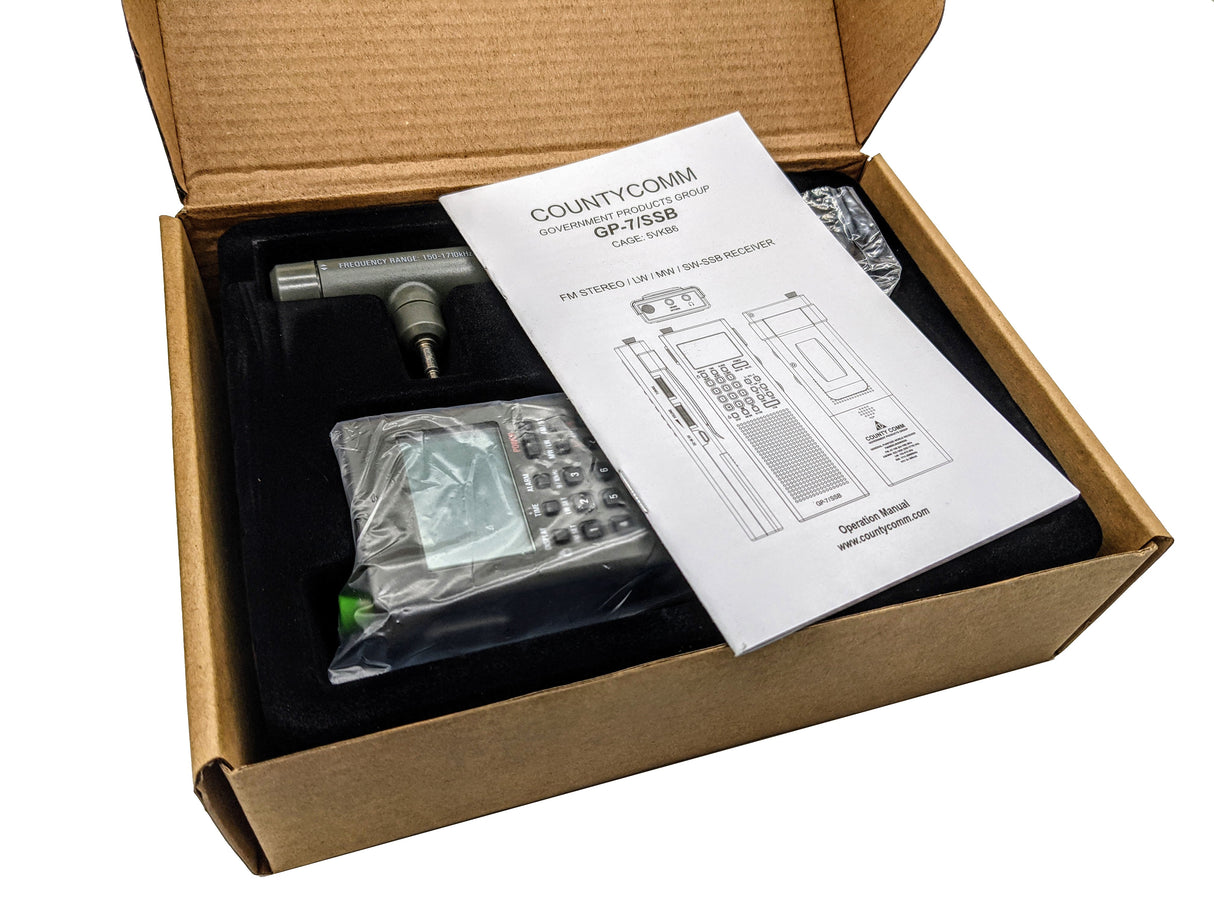 CountyComm GP-7 SSB ( GEN 5 - New For 2025  ) General Purpose Radio - Organic Gray! 🔥 New! 🔥