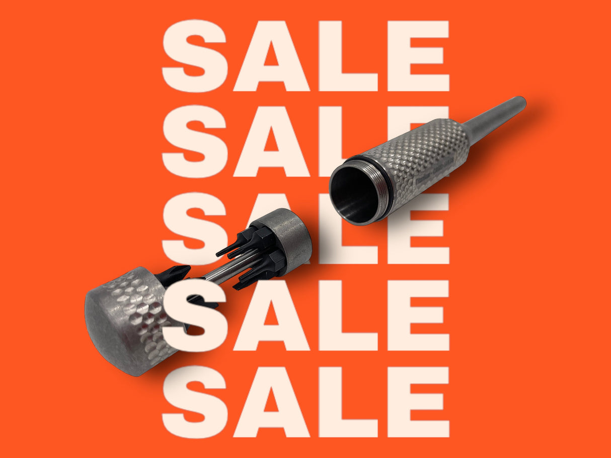 Titanium Aviation Multi-Bit Screwdriver - Gen 2 ( Final Small Batch )