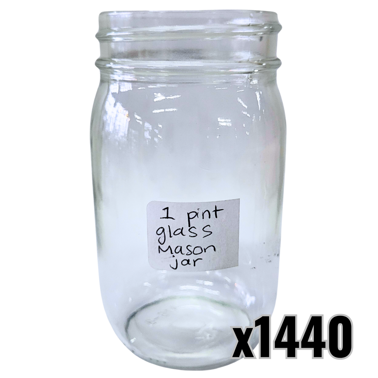 Pint Glass Mason Jar - 16 oz