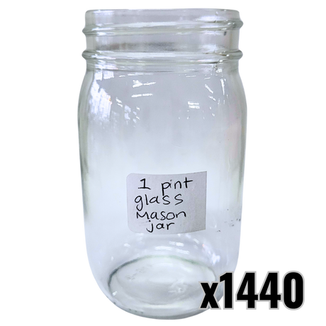 Pint Glass Mason Jar - 16 oz