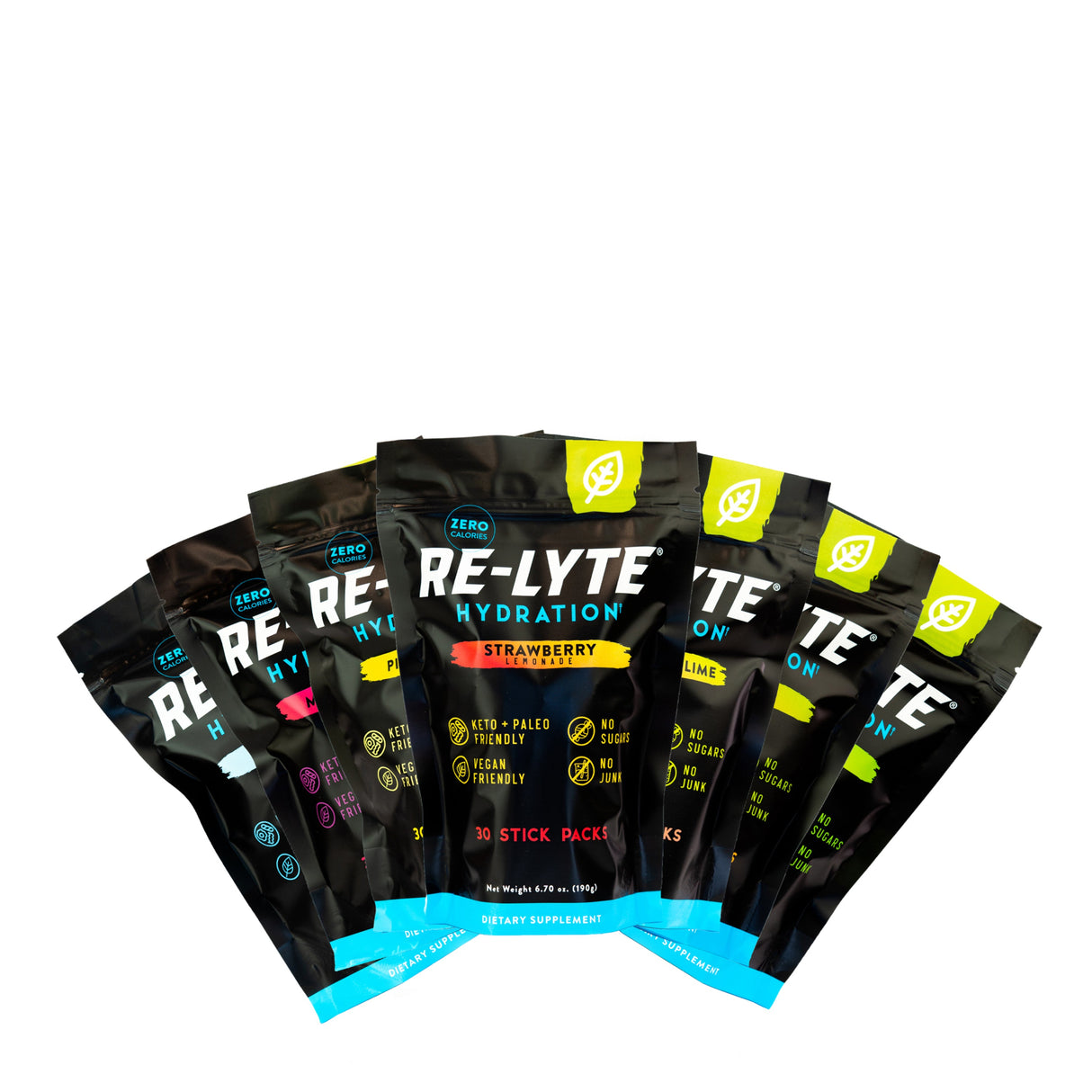 Re-Lyte® Hydration Electrolyte Powder Stick Packs / 30 Count Variety Pack