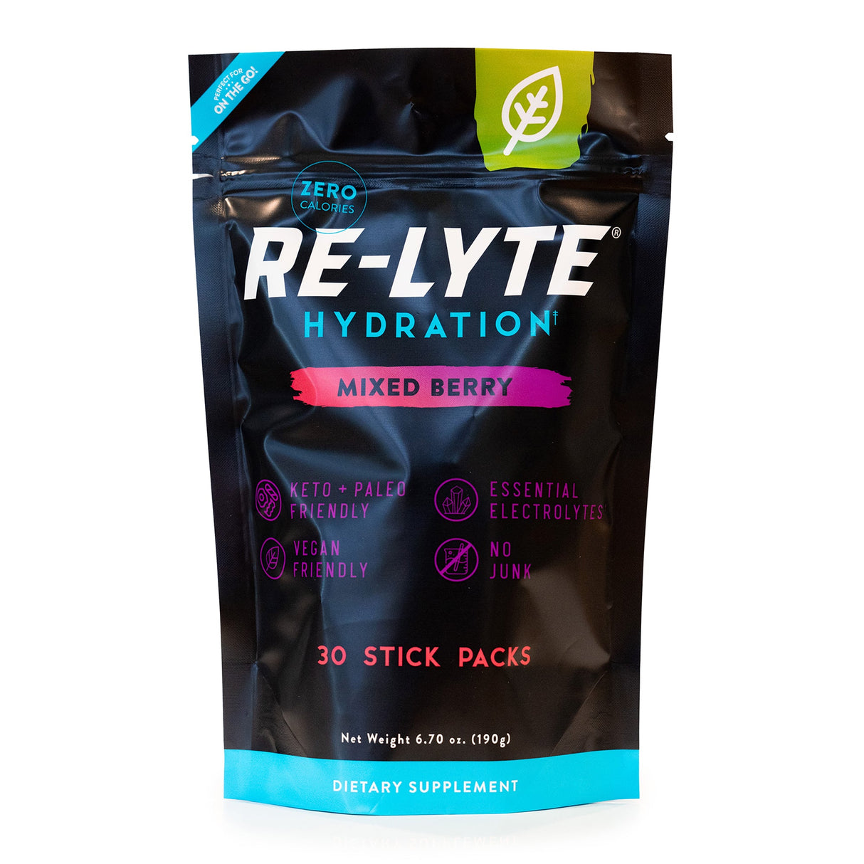 Re-Lyte® Hydration Electrolyte Powder Stick Packs / 30 Count Variety Pack