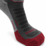 3 Pack Ruby - Run Ankle Midweight Merino Wool Sock