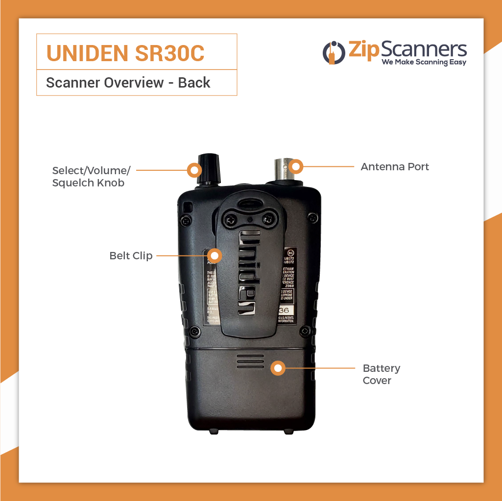 SR30C Uniden Police Scanner