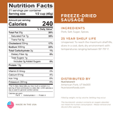 Sausage Crumbles Freeze Dried - #10 Can