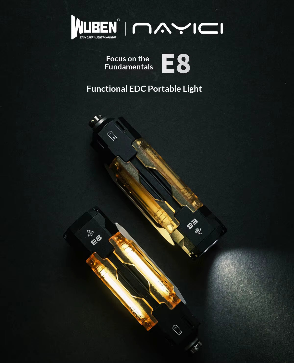 Wuben E8 V2 Modular Flashlight 🔥 CC Exclusive Custom Combo Kit 🔥 Now Shipping!