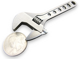 Adjustable Wrench - Titanium 4 Inch ( NSN Pending )