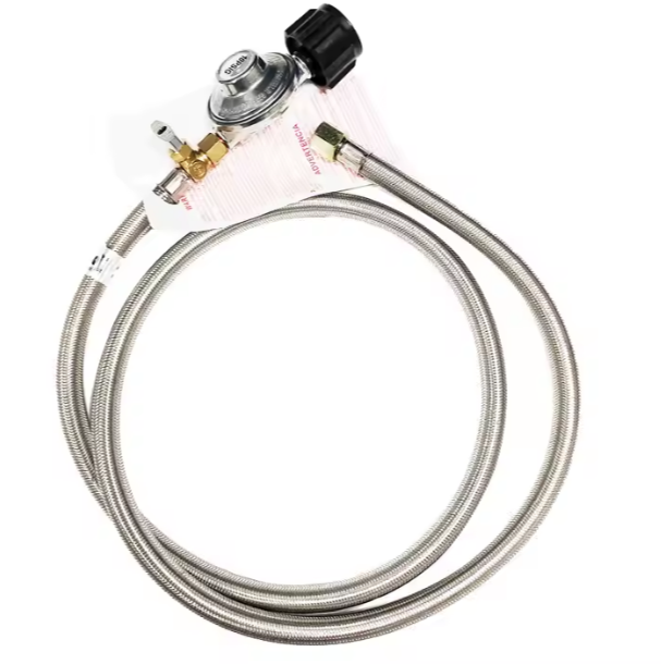 5 foot Propane Hose and 20psi Regulator