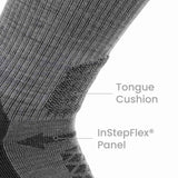 8 Pairs Stone - Hike Crew Midweight Merino Wool Sock