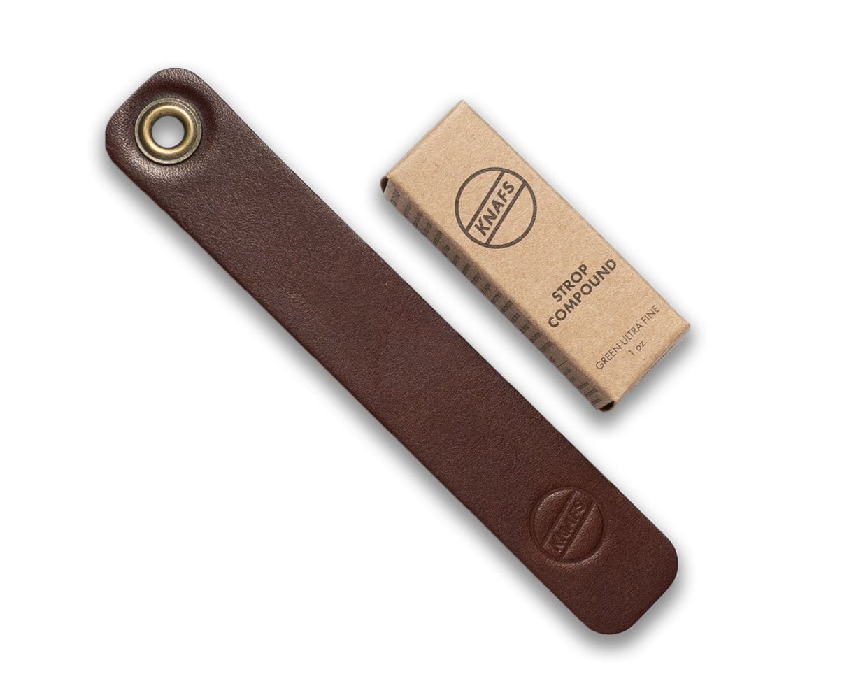 Leather Honing Strop for Pocket Knives