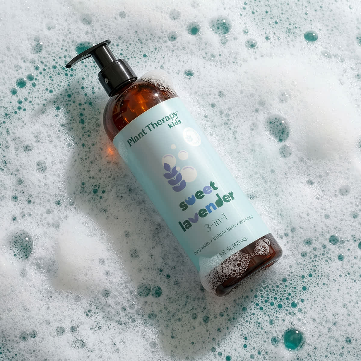 Sweet Lavender 3-in-1 Body Wash, Bubble Bath, Shampoo