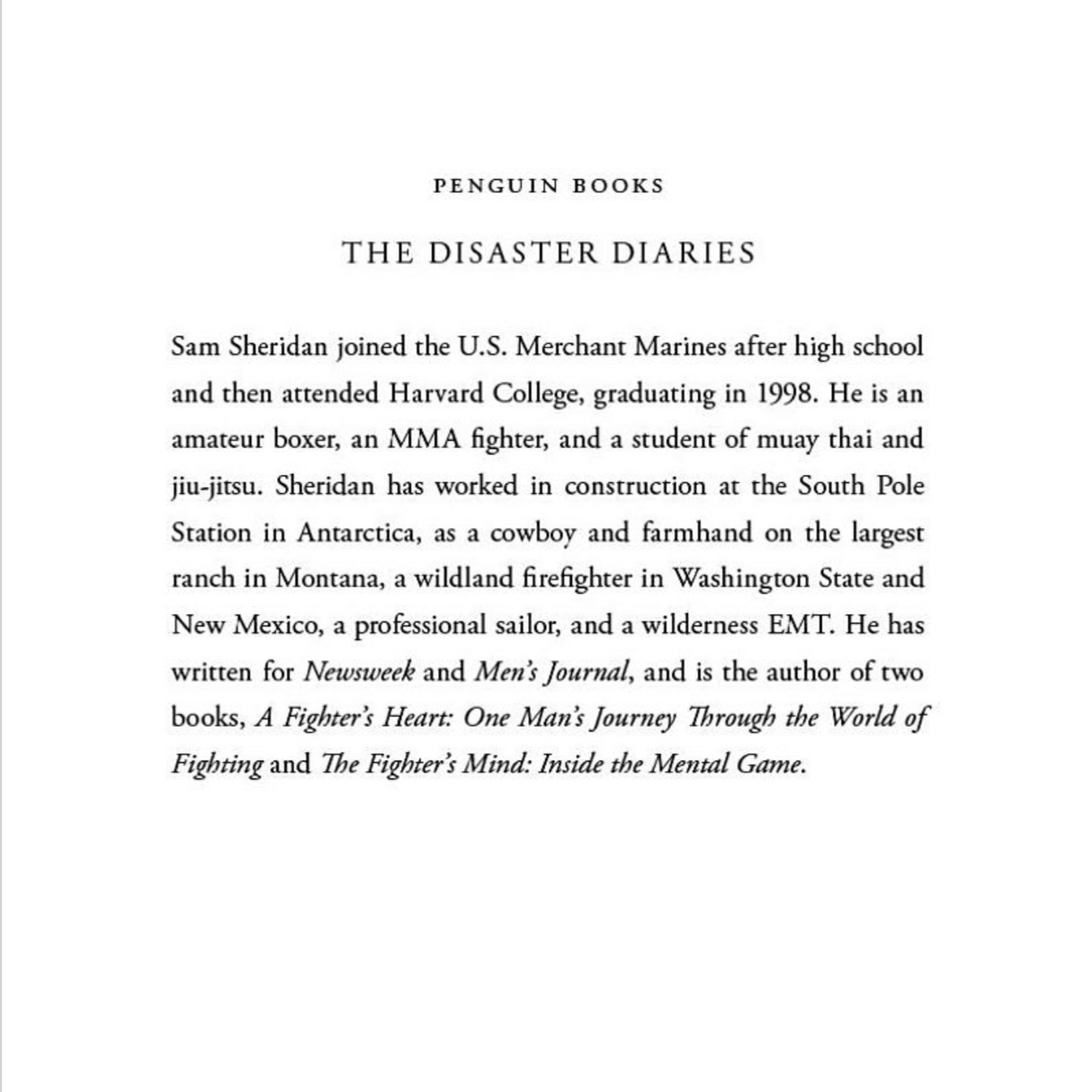 The Disaster Diaries - One Man's Quest to Learn Everything Necessary to Survive the Apocalypse