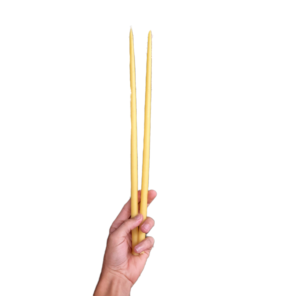 Thin Taper Beeswax Candles