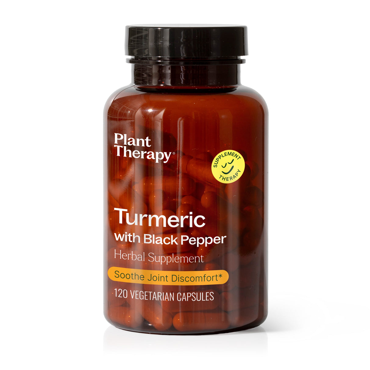 Turmeric with Black Pepper Herbal Supplement - 120 Capsules