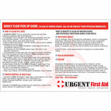 22 Piece Bodily Fluid Clean Up Pack / Bloodborne Pathogen Spill Kit