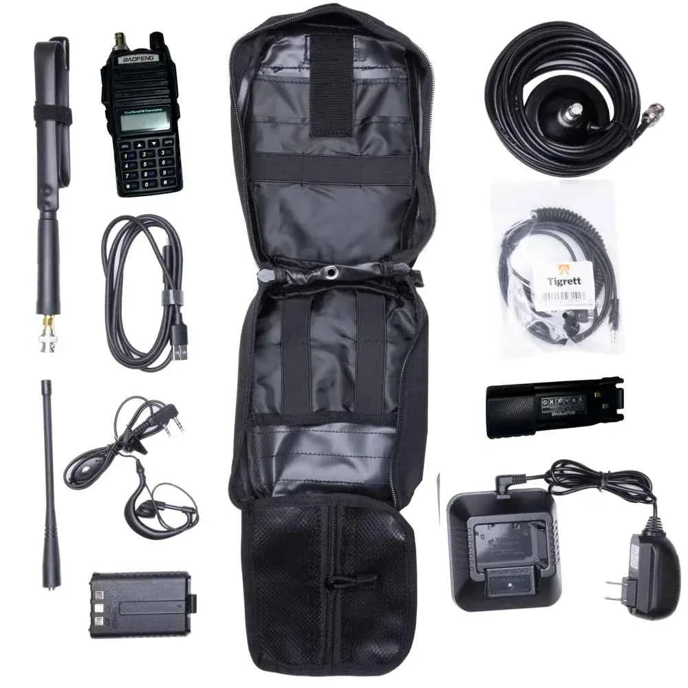UV82L 8 Watt Vehicle Radio Go Bag with Magnet Mount Antenna and UV82L Programmed Radio