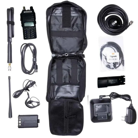 UV82L 8 Watt Vehicle Radio Go Bag with Magnet Mount Antenna and UV82L Programmed Radio