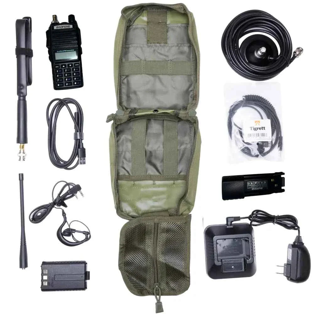 UV82L 8 Watt Vehicle Radio Go Bag with Magnet Mount Antenna and UV82L Programmed Radio