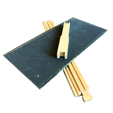 Deep 9 1/8-Inch Langsroth Frame, Grooved Top / Grooved Bottom With Double Wax Foundation