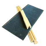 Deep 9 1/8-Inch Langsroth Frame, Grooved Top / Grooved Bottom With Double Wax Foundation