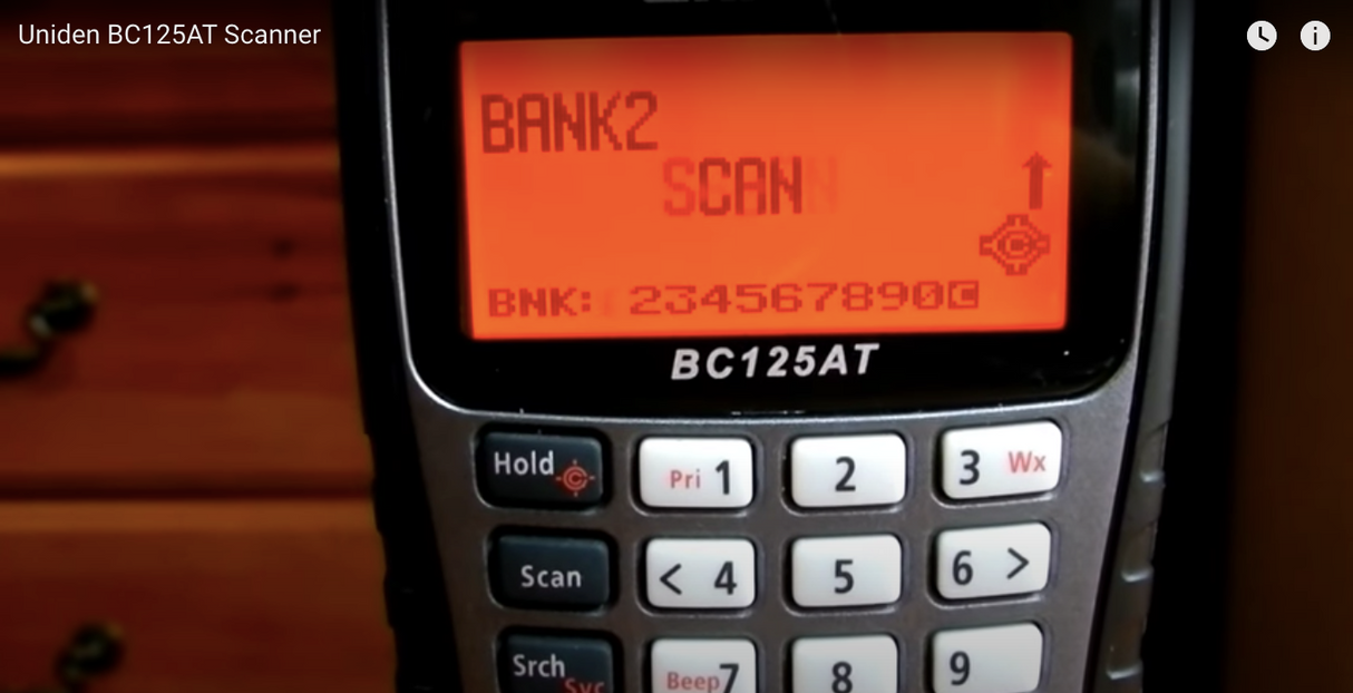 BC125AT Uniden Police Scanner