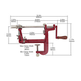 Johnny Apple Peeler - Clamp Base