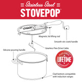 StovePop Stainless Steel Popcorn Popper