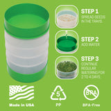 Deluxe Kitchen Crop Sprouter with Alfalfa & Broccoli Seeds Included