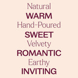 Vanilla Amber Naturally Scented Candle