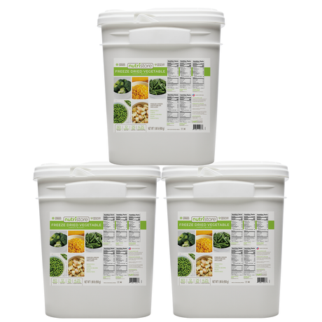 Freeze Dried Vegetable Variety Bucket