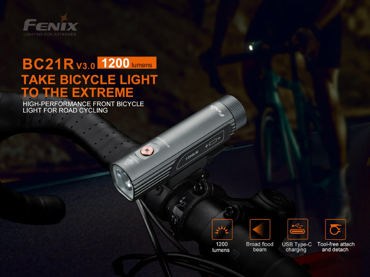 Fenix BC21R V3.0 LED Bike Light - Discontinued