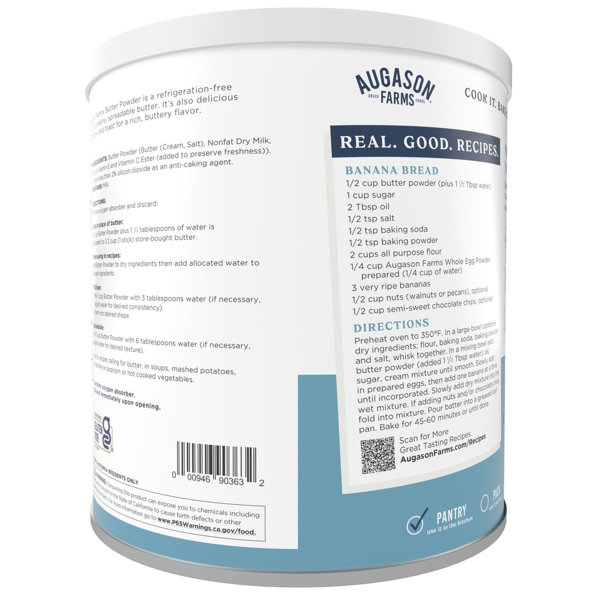 Butter Powder Can, 510 Servings