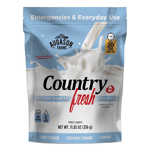 Country Fresh Instant Nonfat Dry Milk Pouch, 16 Servings