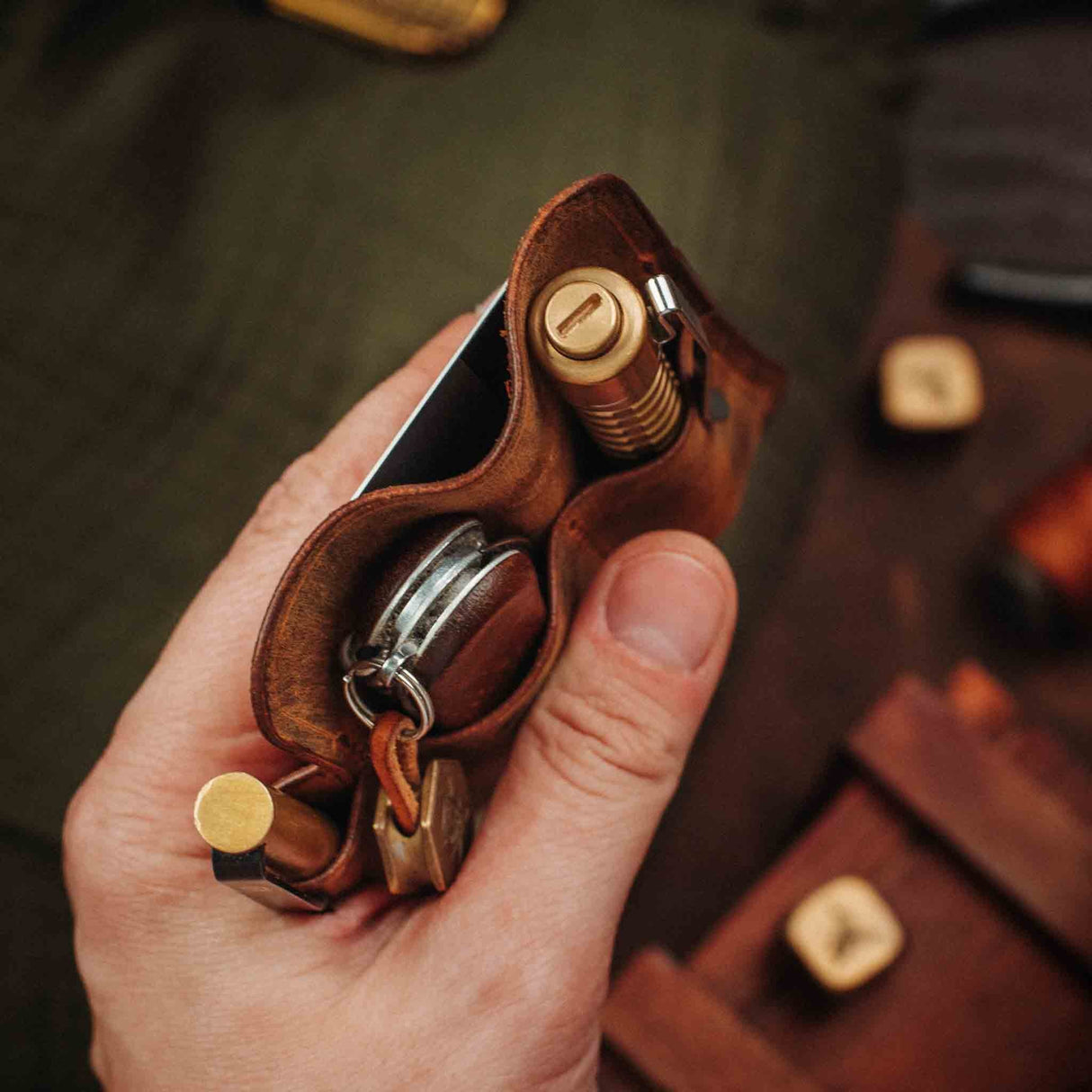 Pirate Goods First Mate Pocket Organizer – Leather EDC Pocket Carrier