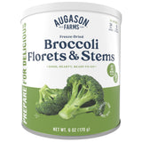 Freeze Dried Broccoli Florets and Stems Can, 34 Servings