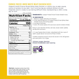 Cooked Freeze Dried White Meat Chicken Dices Can, 15 Servings